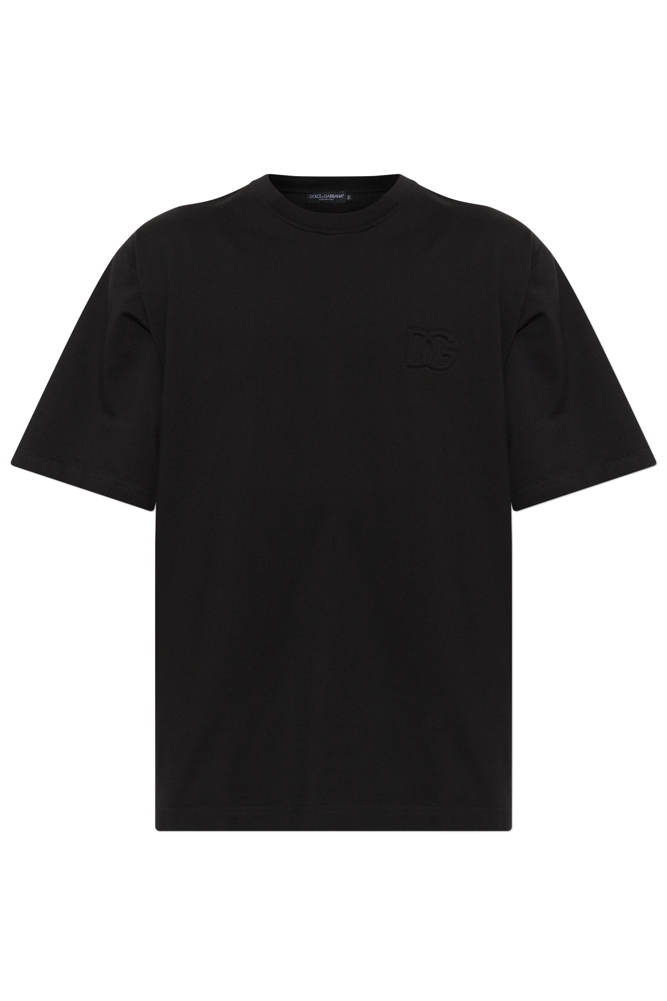 Dolce & Gabbana T-shirt with embossed logo | Men's | Vitkac